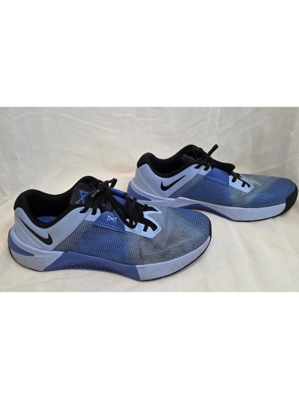 Nike Metcon 10 Aluminum Comet Blue Mens 11 / Womens 12.5 HJ1875-400 CrossFit EUC